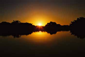 sunset, Pantanal, Brazil